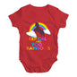 Keep Calm And Poop Rainbows Baby Unisex Baby Grow Bodysuit