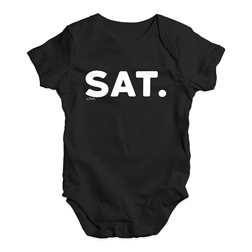 SAT Saturday Baby Unisex Baby Grow Bodysuit