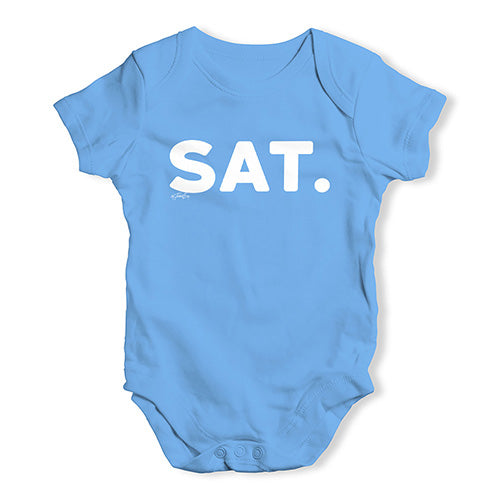 SAT Saturday Baby Unisex Baby Grow Bodysuit