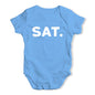 SAT Saturday Baby Unisex Baby Grow Bodysuit