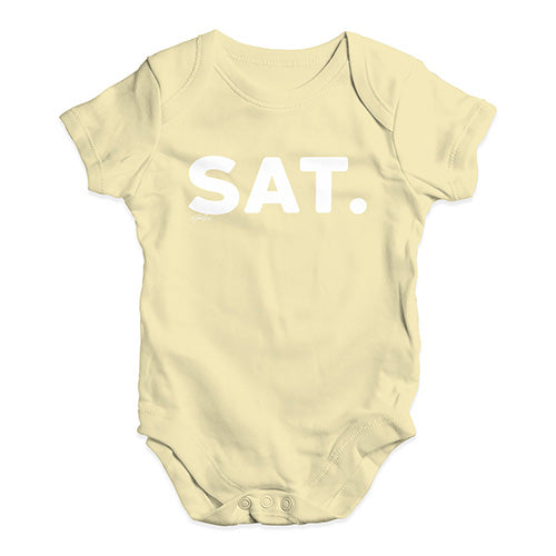 SAT Saturday Baby Unisex Baby Grow Bodysuit