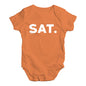 SAT Saturday Baby Unisex Baby Grow Bodysuit