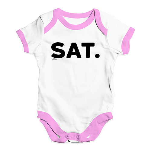 SAT Saturday Baby Unisex Baby Grow Bodysuit