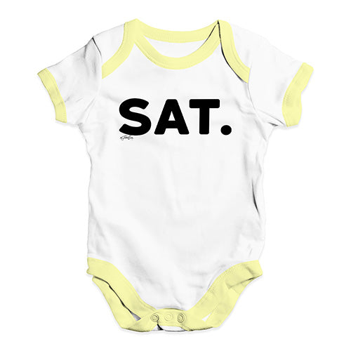 SAT Saturday Baby Unisex Baby Grow Bodysuit