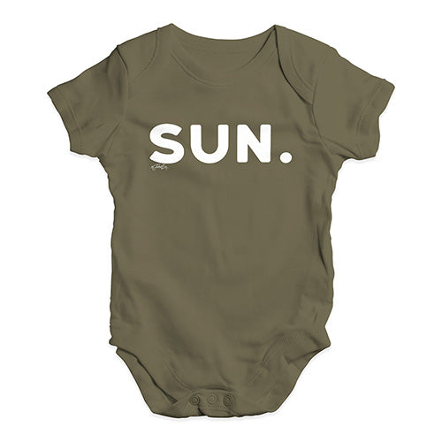 SUN Sunday Baby Unisex Baby Grow Bodysuit