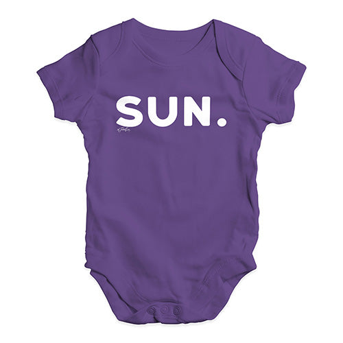 SUN Sunday Baby Unisex Baby Grow Bodysuit