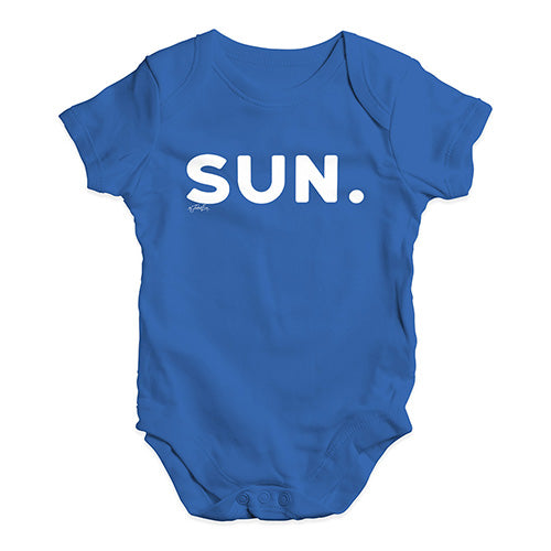 SUN Sunday Baby Unisex Baby Grow Bodysuit