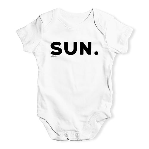 SUN Sunday Baby Unisex Baby Grow Bodysuit