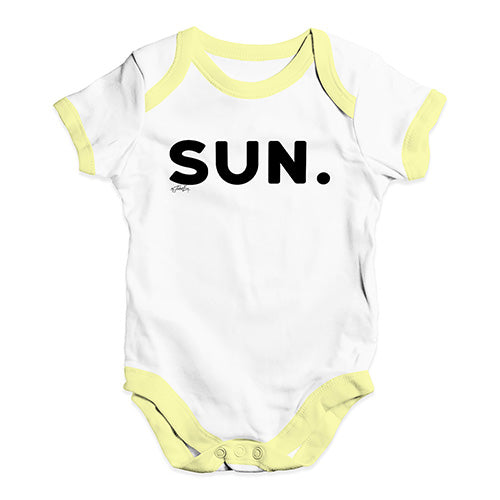 SUN Sunday Baby Unisex Baby Grow Bodysuit