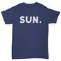 Boys novelty tees SUN Sunday Boy's T-Shirt Age 12-14 Navy