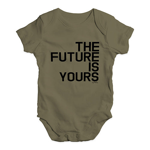 The Future Is Yours Baby Unisex Baby Grow Bodysuit