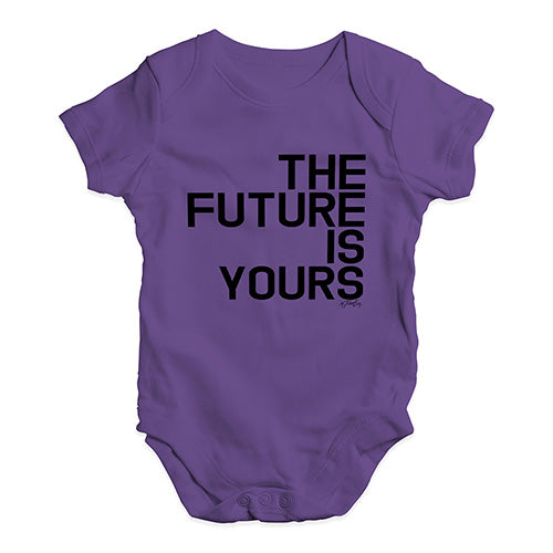 The Future Is Yours Baby Unisex Baby Grow Bodysuit