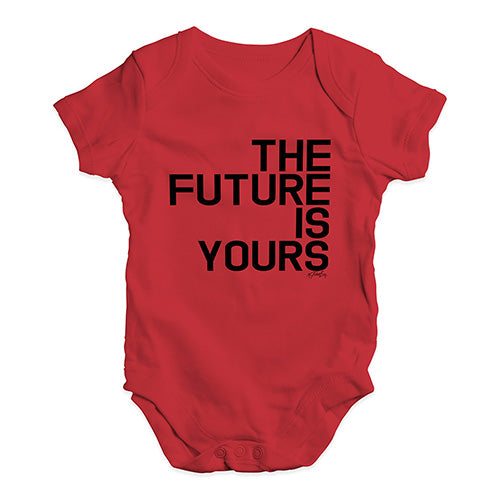 The Future Is Yours Baby Unisex Baby Grow Bodysuit