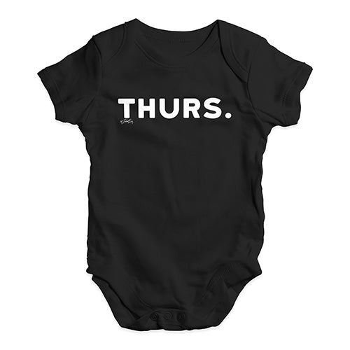 THURS Thursday Baby Unisex Baby Grow Bodysuit