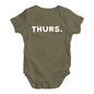 THURS Thursday Baby Unisex Baby Grow Bodysuit