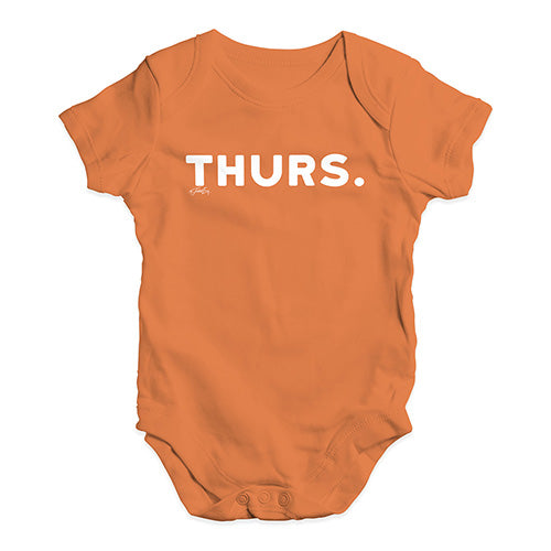 THURS Thursday Baby Unisex Baby Grow Bodysuit