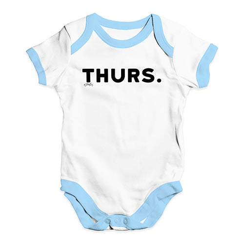 THURS Thursday Baby Unisex Baby Grow Bodysuit
