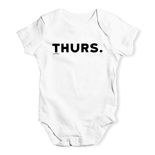 THURS Thursday Baby Unisex Baby Grow Bodysuit