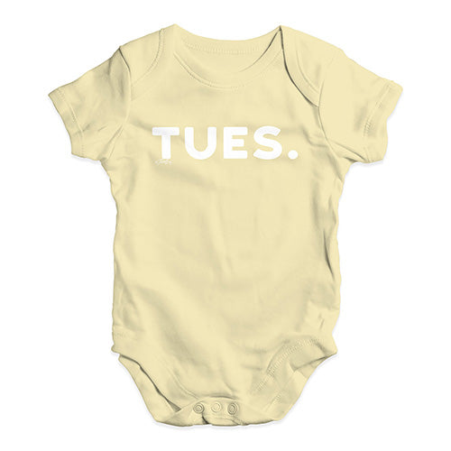 TUES Tuesday Baby Unisex Baby Grow Bodysuit