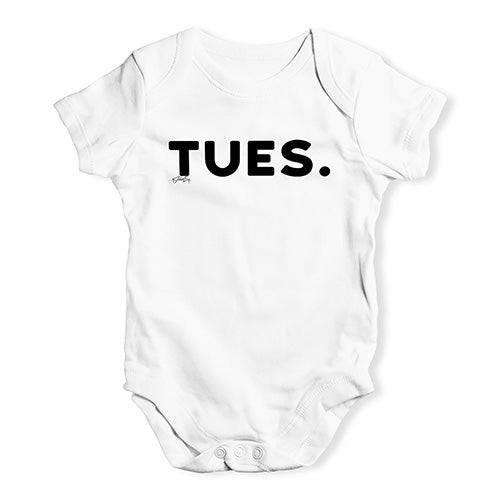 TUES Tuesday Baby Unisex Baby Grow Bodysuit