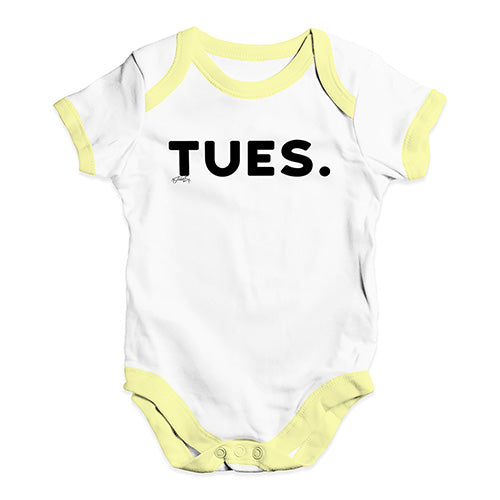 TUES Tuesday Baby Unisex Baby Grow Bodysuit