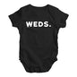 WEDS Wednesday Baby Unisex Baby Grow Bodysuit