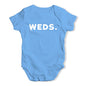 WEDS Wednesday Baby Unisex Baby Grow Bodysuit