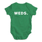 WEDS Wednesday Baby Unisex Baby Grow Bodysuit