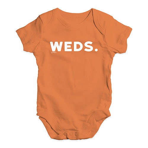 WEDS Wednesday Baby Unisex Baby Grow Bodysuit