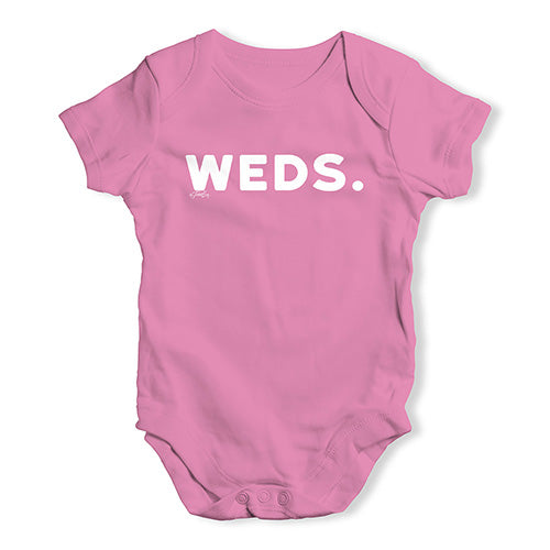 WEDS Wednesday Baby Unisex Baby Grow Bodysuit