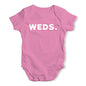 WEDS Wednesday Baby Unisex Baby Grow Bodysuit