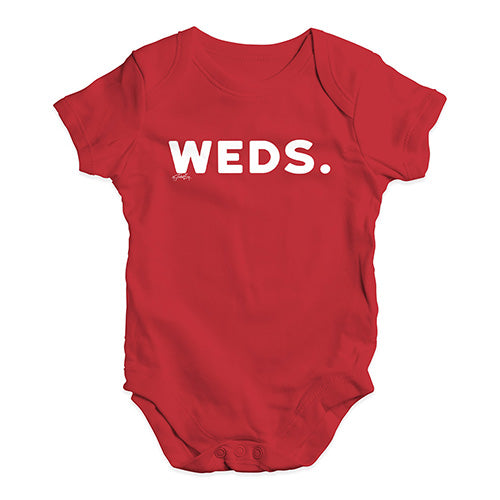 WEDS Wednesday Baby Unisex Baby Grow Bodysuit