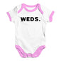 WEDS Wednesday Baby Unisex Baby Grow Bodysuit