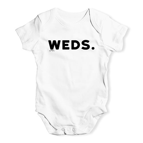 WEDS Wednesday Baby Unisex Baby Grow Bodysuit