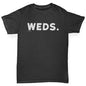 Girls novelty t shirts WEDS Wednesday Girl's T-Shirt Age 3-4 Black