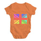 Rainbow Union Jack Baby Unisex Baby Grow Bodysuit