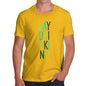 Novelty T Shirt Christmas Day Drinking Men's T-Shirt X-Large Yellow