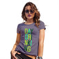 Novelty Tshirts Women Day Drinking Women's T-Shirt Large Plum