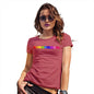 Novelty Tshirts Women Rainbow Nomnomnom Women's T-Shirt Small Red