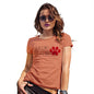 T-Shirt Funny Geek Nerd Hilarious Joke Talk To The Paw Women's T-Shirt Medium Orange