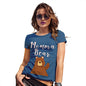 Funny Sarcasm T Shirt Momma Bear Women's T-Shirt Medium Royal Blue