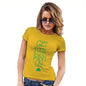 Novelty T Shirt Get Your Irish On Women's T-Shirt Medium Yellow