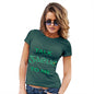 Funny T Shirts For Mum St Patrick's Day Talk Gaelic To me Women's T-Shirt Large Bottle Green