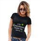 Funny T-Shirts For Women The Leprechaun Made Me Do It Women's T-Shirt Large Black