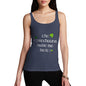 Funny Tank Top The Leprechaun Made Me Do It Women's Tank Top Small Navy