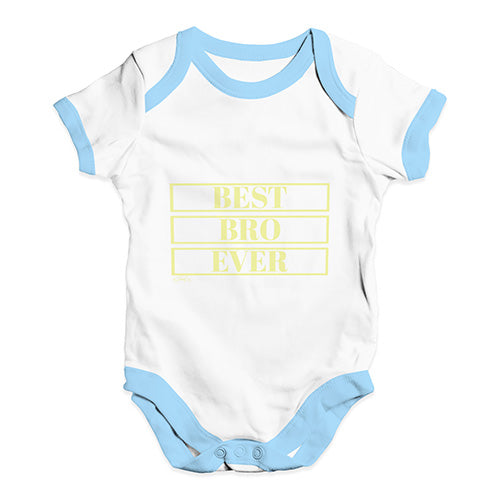 Best Bro Ever Baby Unisex Baby Grow Bodysuit