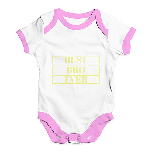 Best Bro Ever Baby Unisex Baby Grow Bodysuit