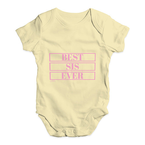 Best Sis Ever Baby Unisex Baby Grow Bodysuit