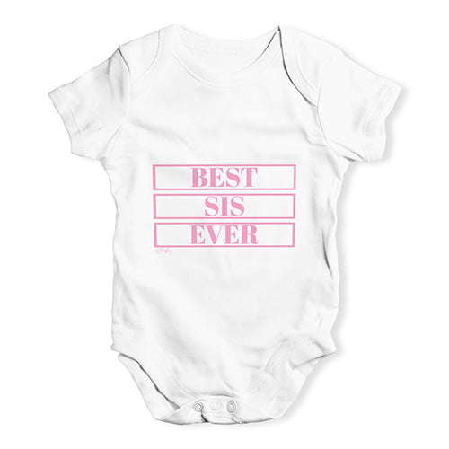 Best Sis Ever Baby Unisex Baby Grow Bodysuit