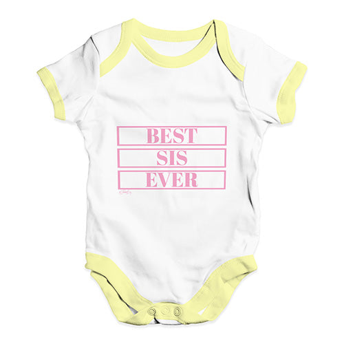 Best Sis Ever Baby Unisex Baby Grow Bodysuit